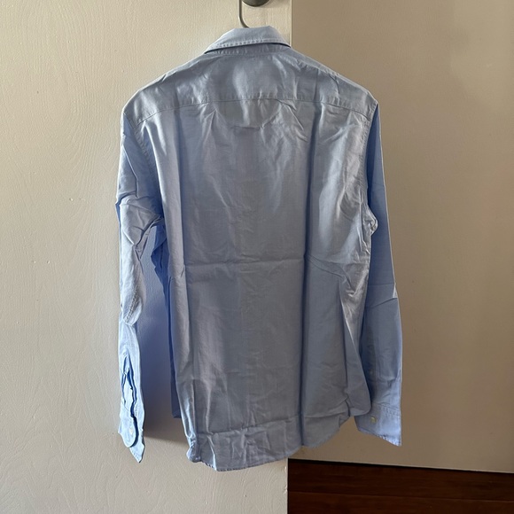NWT Ferrari blue Oxford button down shirt - Picture 2 of 9